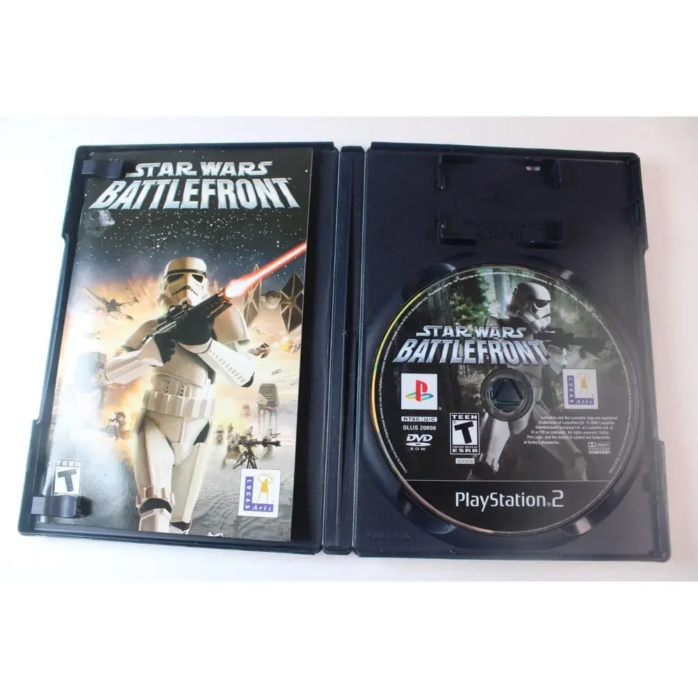 Star Wars Battlefront (Sony Playstation 2, PS2) Authentic, Complete, Tested